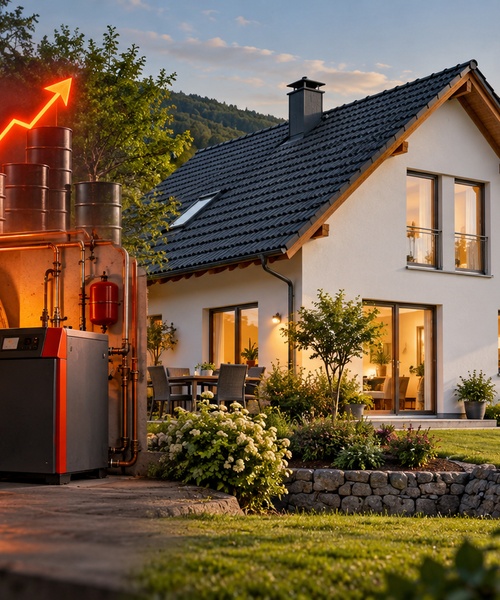 Heizspiegel 2026: Heizen mit Öl wird deutlich teurer – was das für Eigentümer und Käufer im Westerwald bedeutet