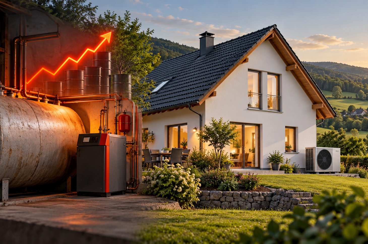 Heizspiegel 2026: Heizen mit Öl wird deutlich teurer – was das für Eigentümer und Käufer im Westerwald bedeutet