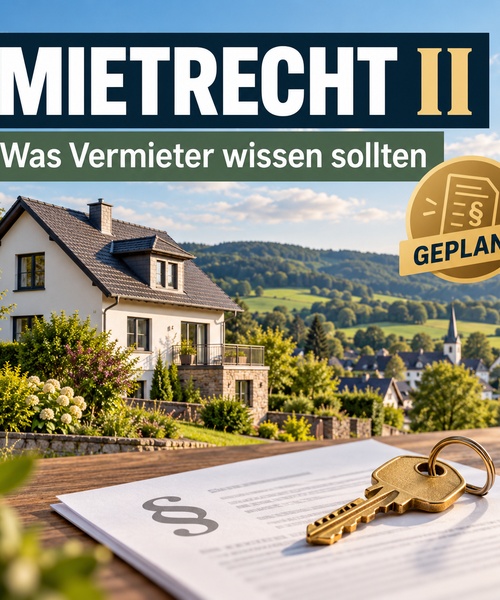Mietrecht II: Was die geplante Mietrechtsreform für Vermieter und Eigentümer im Westerwald bedeutet