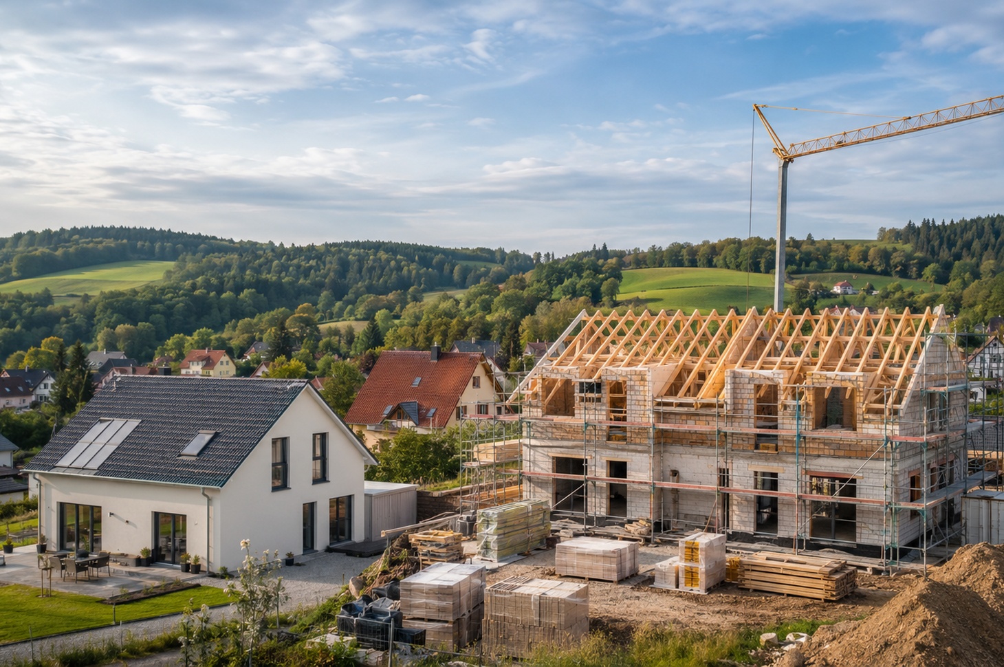 Baugenehmigungen 2026: Stärkster Anstieg seit 2016 – was das für Bauherren und Käufer im Westerwald bedeutet