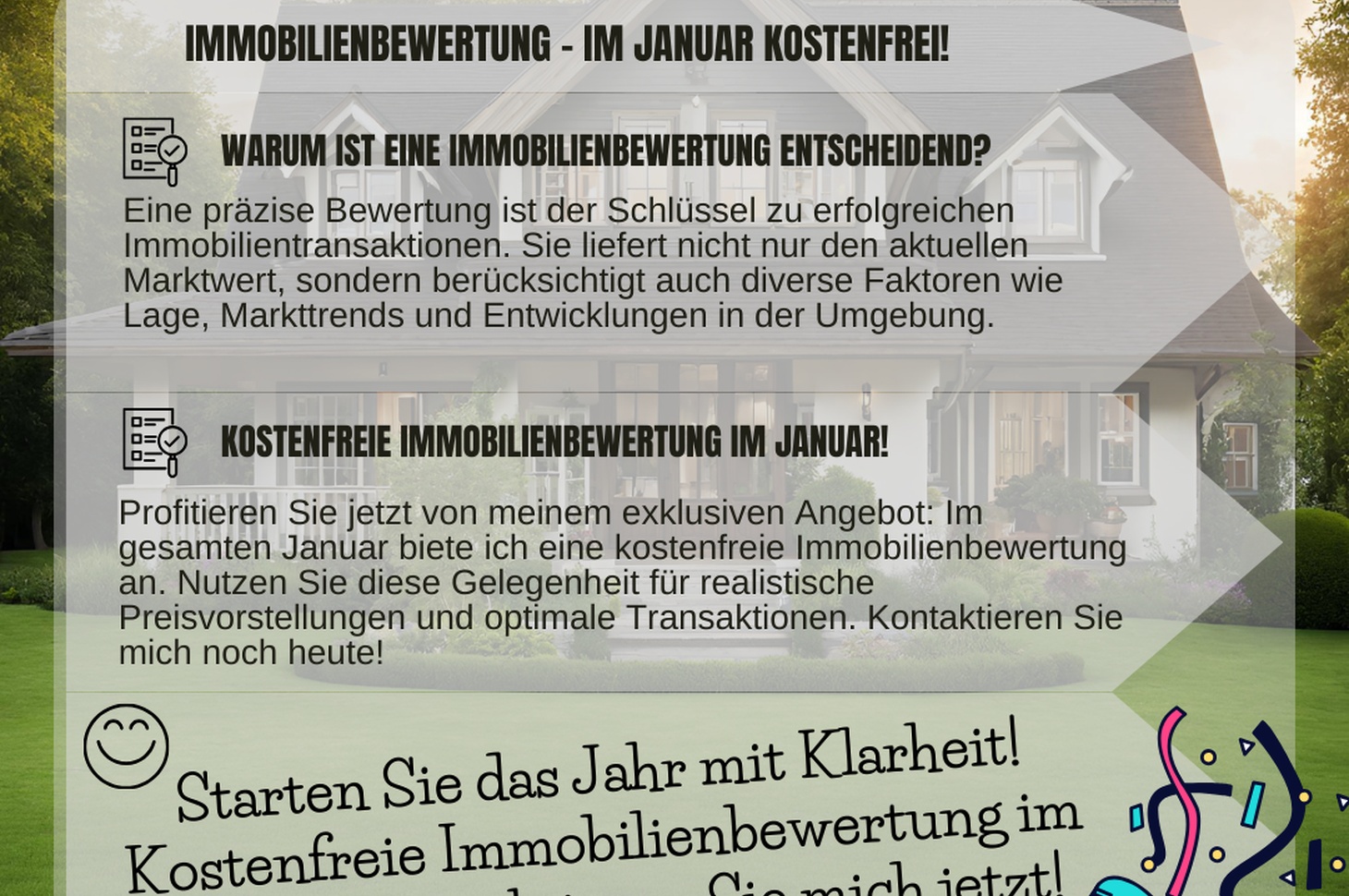 Immobilienbewertung erklärt - und im Januar kostenfrei!
