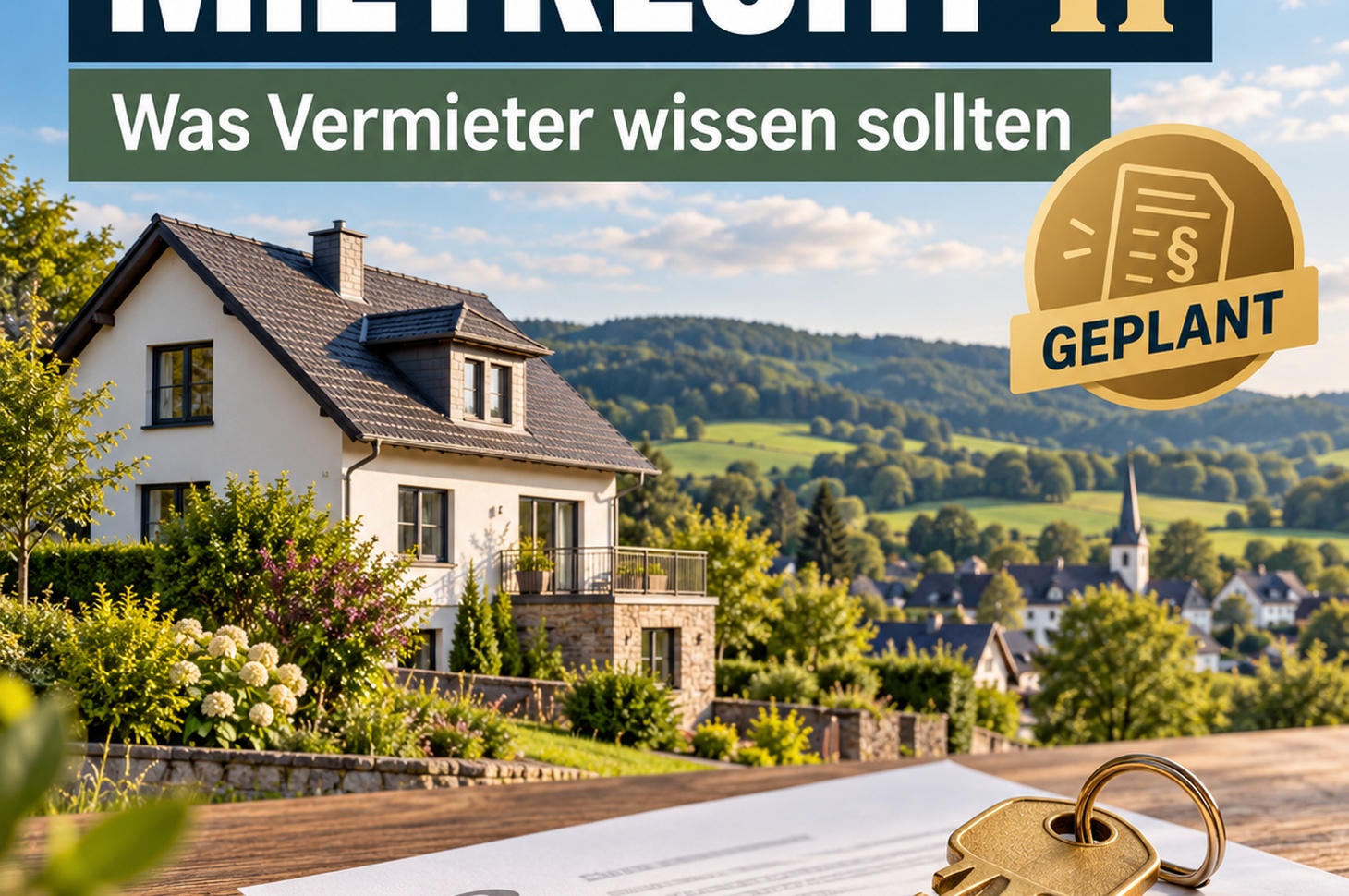 Mietrecht II: Was die geplante Mietrechtsreform für Vermieter und Eigentümer im Westerwald bedeutet